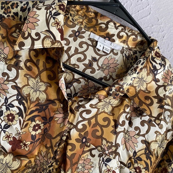 Women’s Silk Blouse | Silk Button Up | Women Silk Shirt | Women Silk Button-Up - Picture 1 of 14